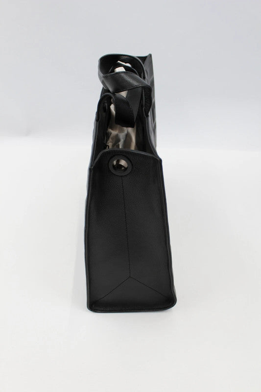 MSCHF Made In Italy Leather Bag Black Italy Texas Edition