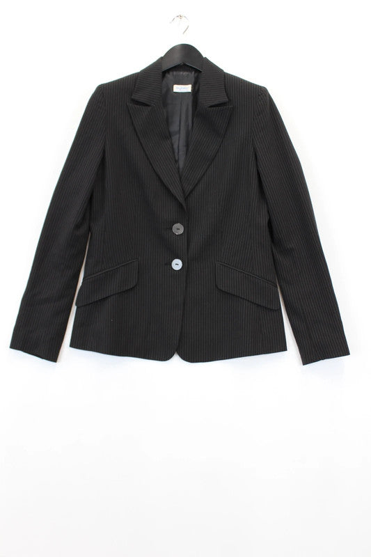 Byblos Charcoal Grey Pinstripe Tailored Blazer Small
