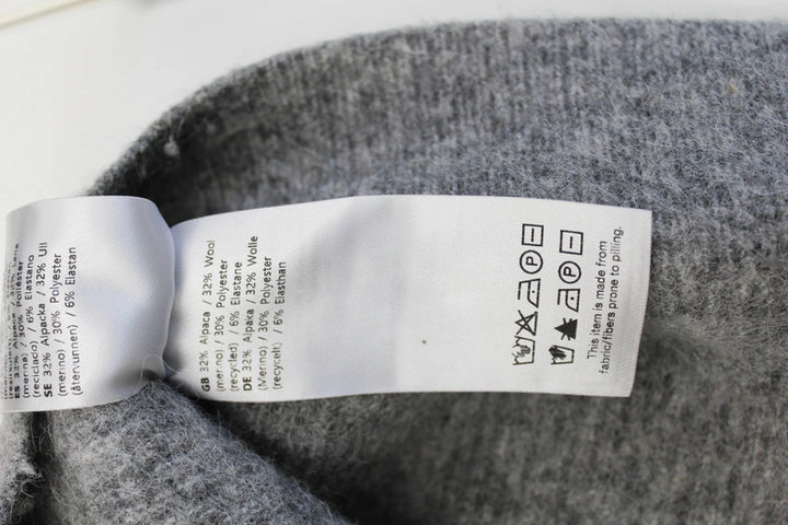 Samsøe Samsøe Sajeanne Alpaca Wool Knitted Vest Top Light Grey XS