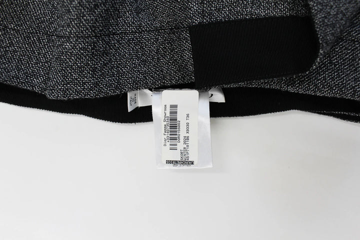 Christian Dior Winter 2024 Pleated Skort - Grey Wool - Size FR 36
