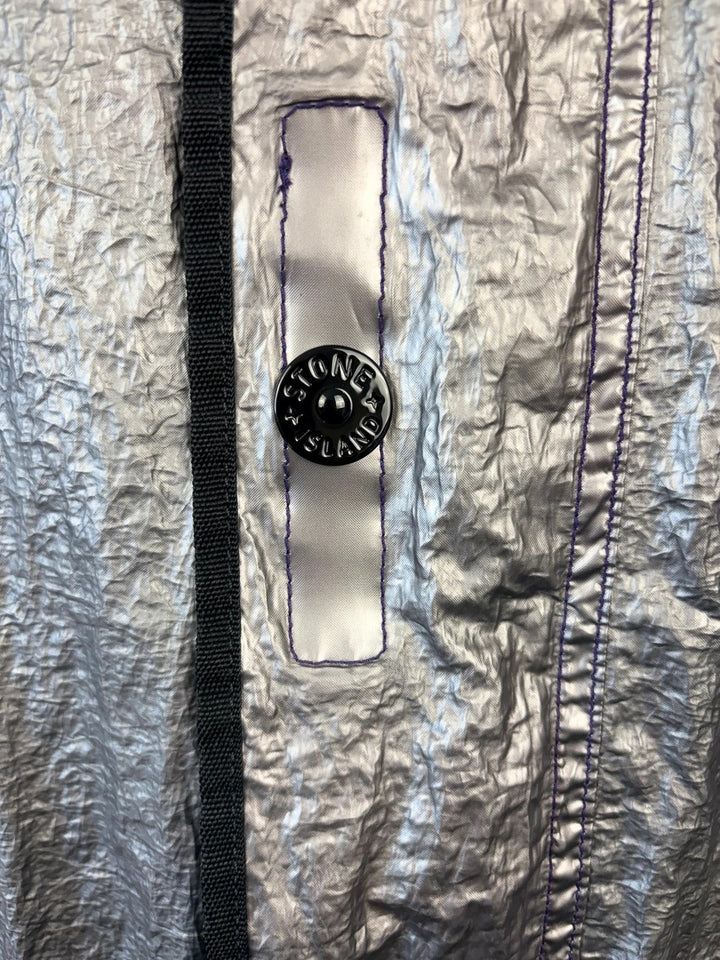 Stone Island SS25 Metal Cover Jacket - Silver / Lavender - XL
