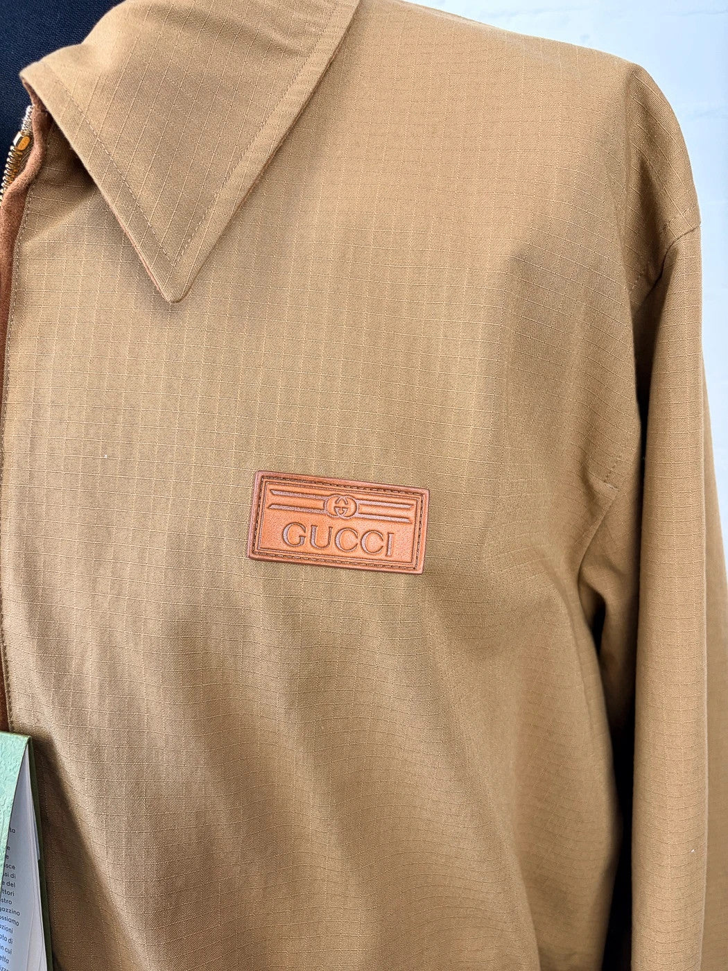Gucci Reversible GG Canvas Jacket - Camel/Ebony - Size 54
