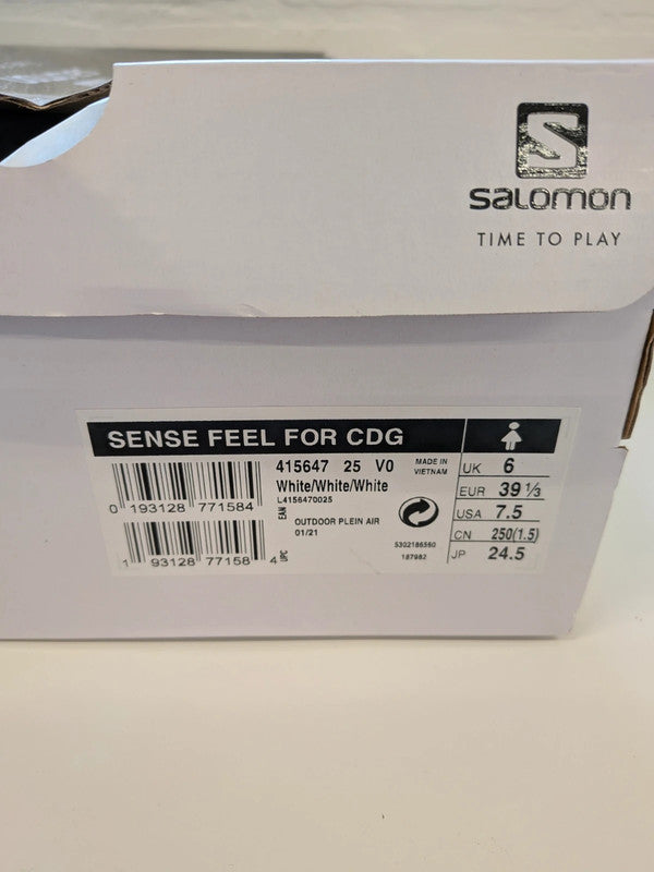 Salomon x Comme des Garcons Sense Feel Platform Sneakers White Chunky CDG UK 6 EU 39