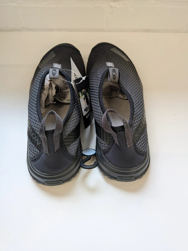 Salomon RX Moc 3.0 Advanced Black Pewter Slip On Recovery Shoes New UK10.5