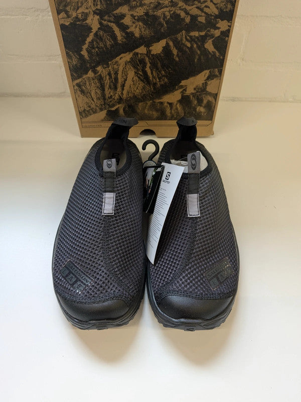 Salomon RX Moc 3.0 Advanced Black Pewter Slip On Recovery Shoes New UK10.5