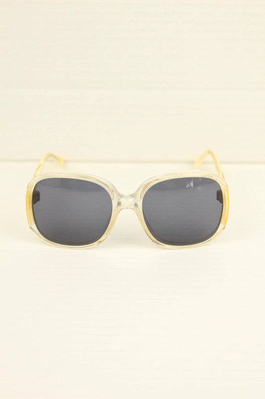 Vintage Neostyle Beauty 130 Champagne Yellow Oversized Sunglasses