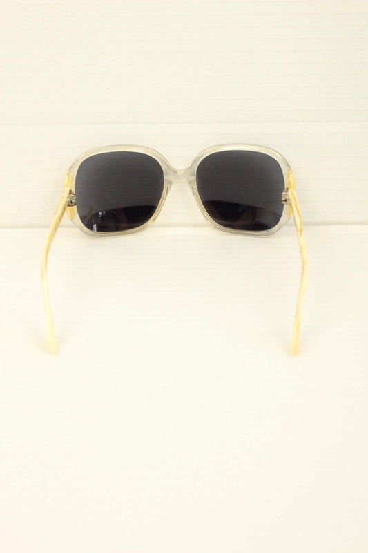 Vintage Neostyle Beauty 130 Champagne Yellow Oversized Sunglasses