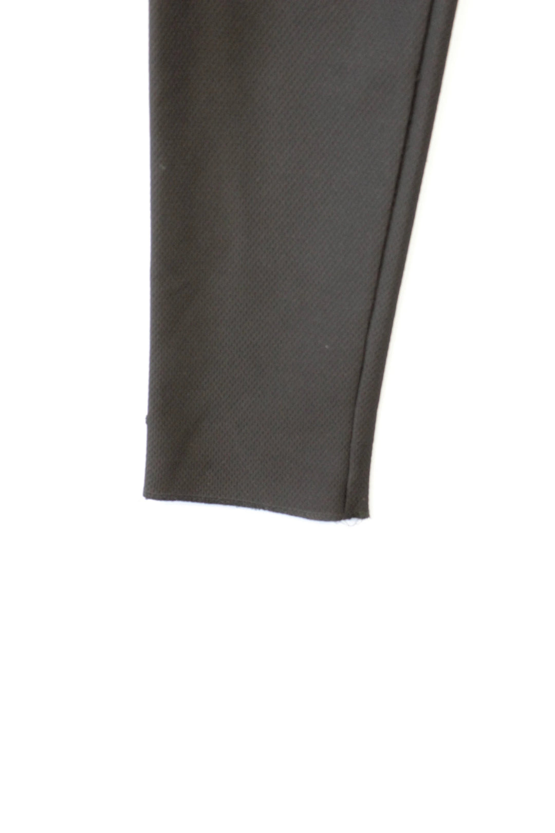 AQ/AQ black joggers with drop-crotch design and elasticated drawstring waist.