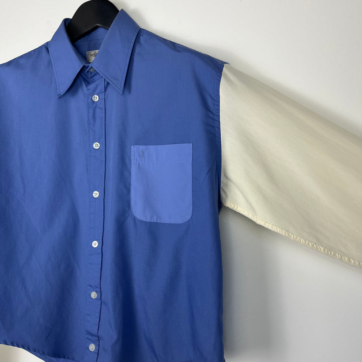 RE/WORK YSL Blue Lemon Tonal Boxy Cotton Shirt - M [No.5]