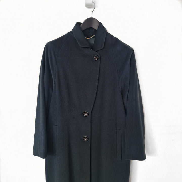 Laurel by Escada Green Wool Coat - UK 8-10