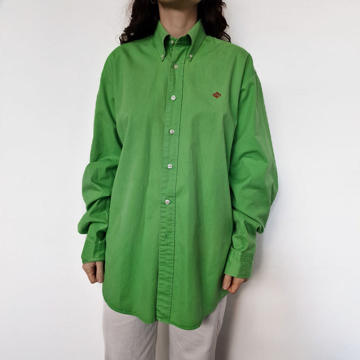 Christian Dior Bright Green Oversized Shirt - UK 10-14