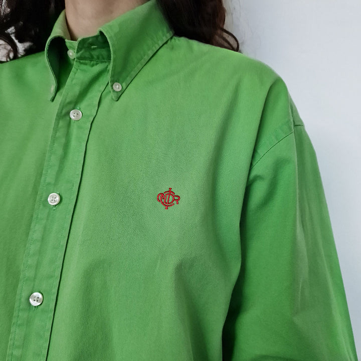 Christian Dior Bright Green Oversized Shirt - UK 10-14