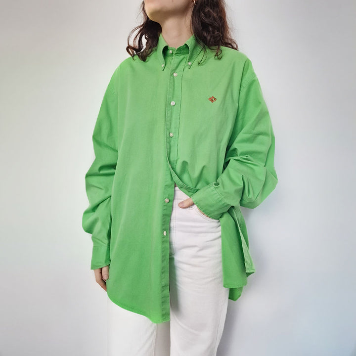 Christian Dior Bright Green Oversized Shirt - UK 10-14