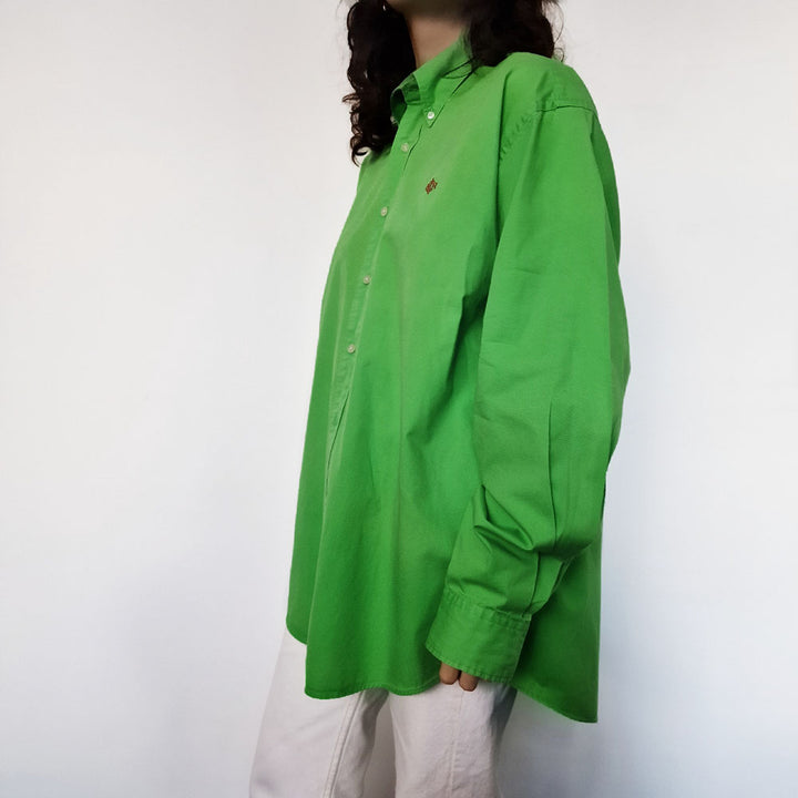 Christian Dior Bright Green Oversized Shirt - UK 10-14