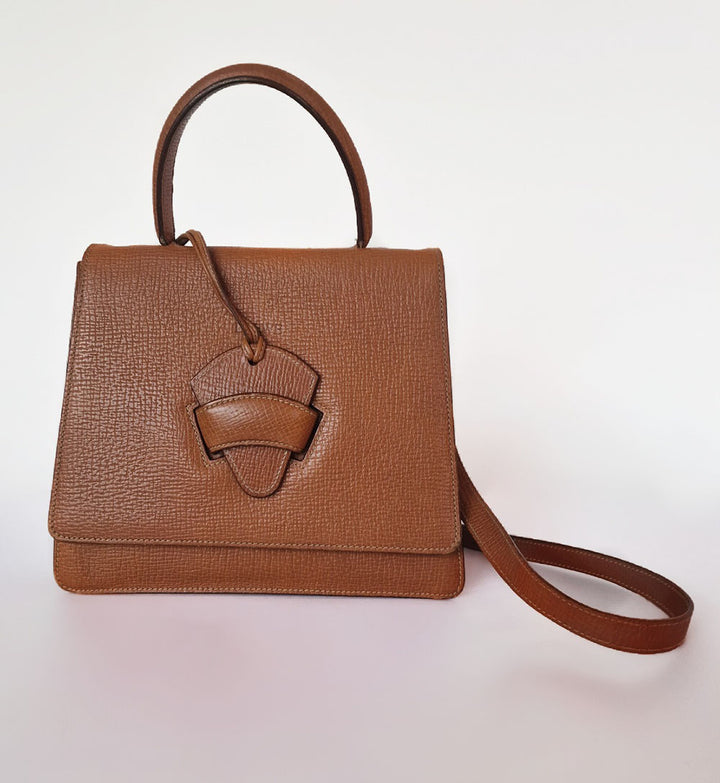 Loewe tan Barcelona Leather Crossbody Handbag