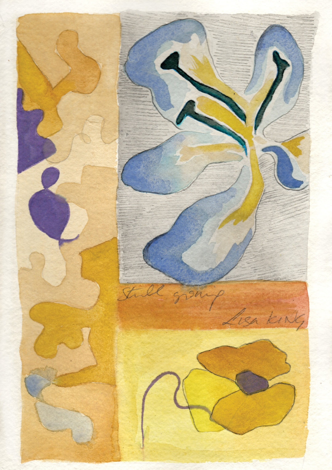 LISA KING STILL GROWING A3 ART PRINT
