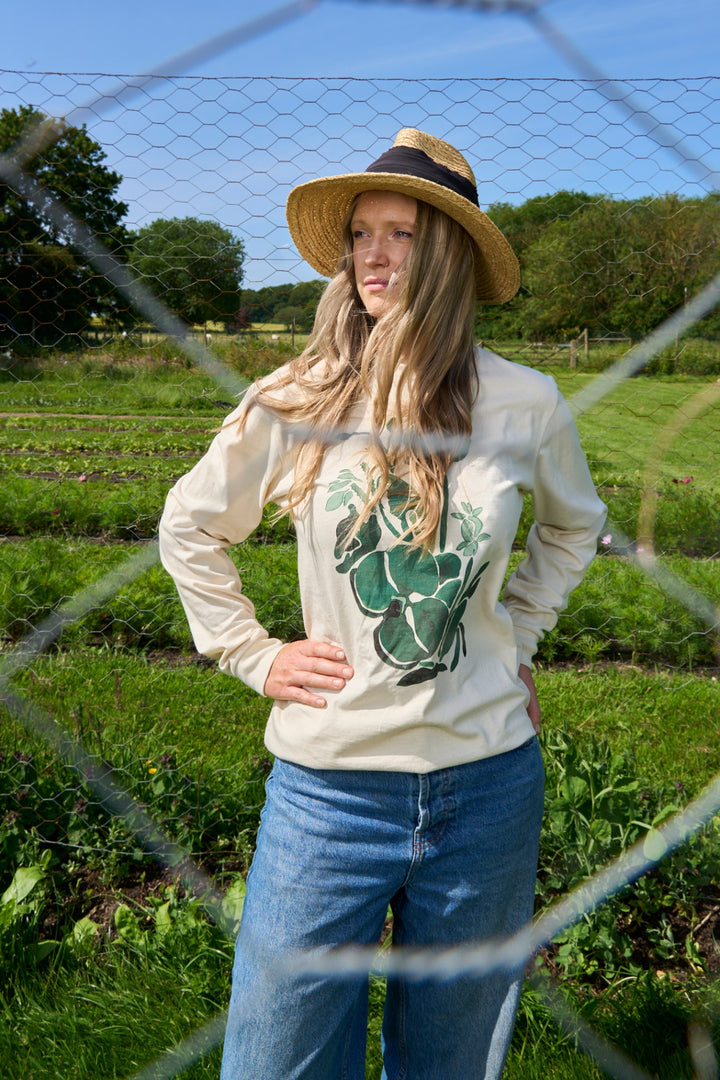 LISA KING VANDA LONG SLEEVE T-SHIRT