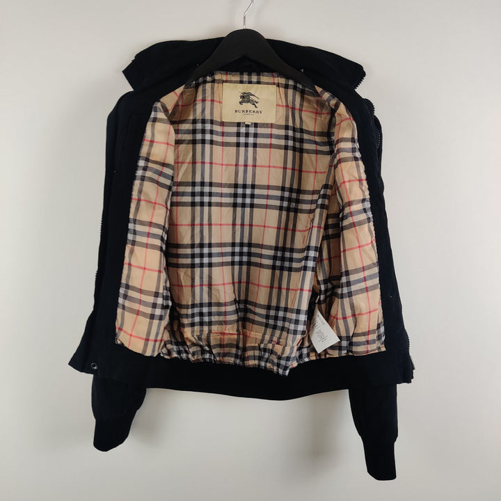Burberry Black Cotton Jacket - M
