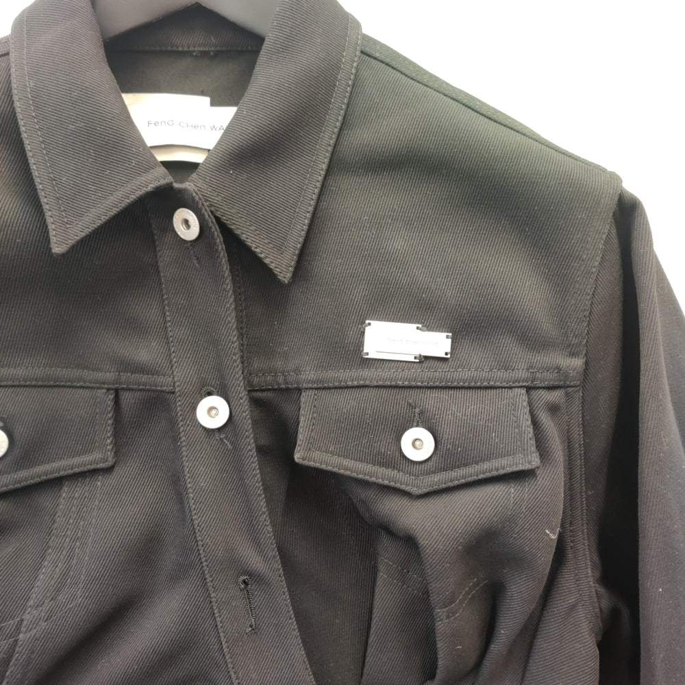 Feng Chen Wang Black Cotton Jacket - M