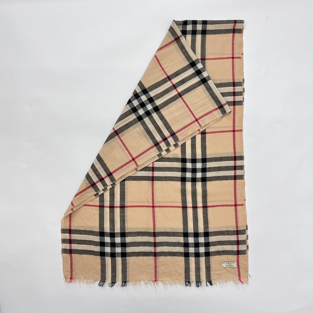 Burberry Novacheck 100% Cashmere Scarf - One Size – VOUT
