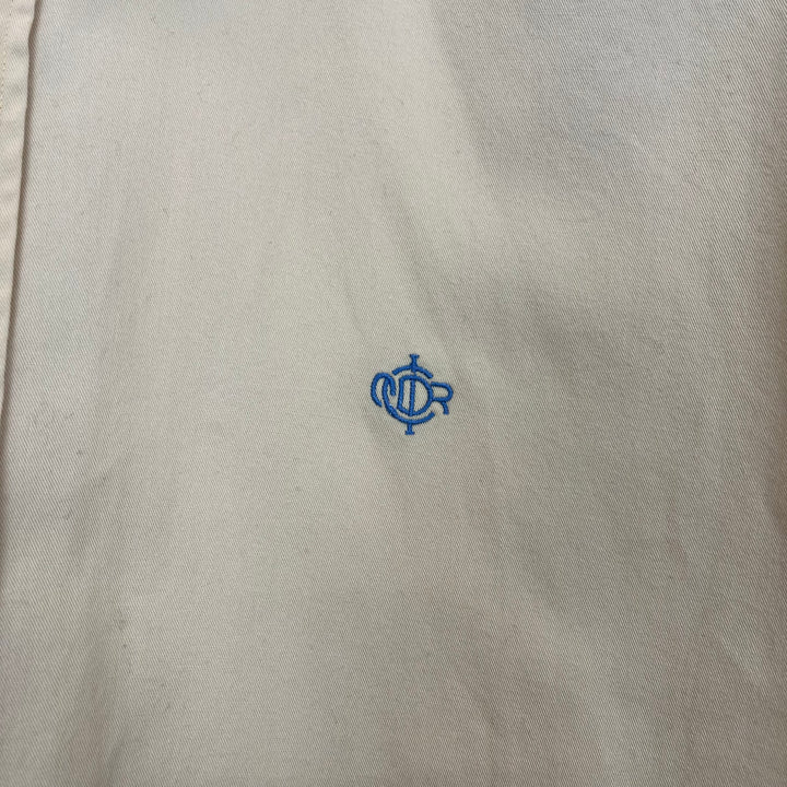 Christian Dior lemon yellow Twill Cotton Shirt - L