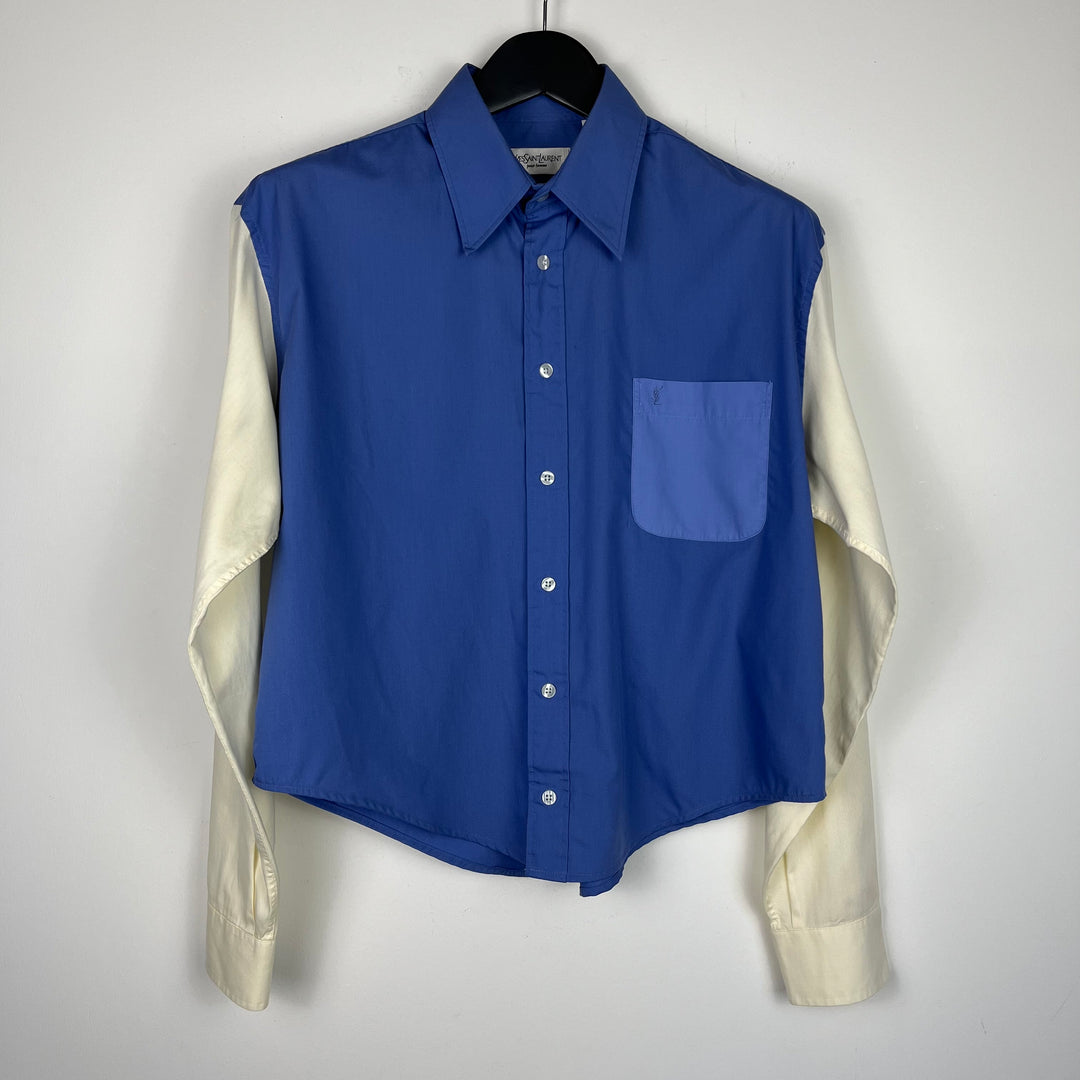 RE/WORK YSL Blue Lemon Tonal Boxy Cotton Shirt - M [No.5]