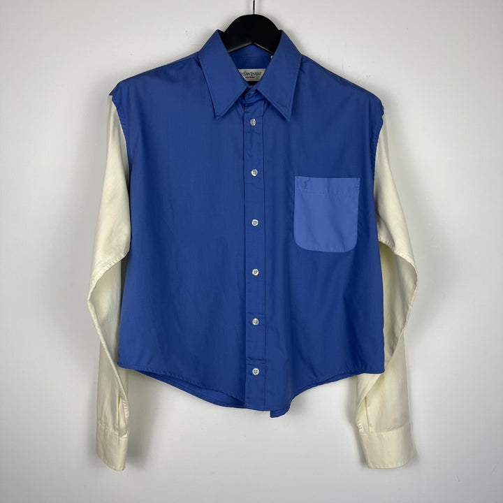 RE/WORK YSL Blue Lemon Tonal Boxy Cotton Shirt - M [No.5]