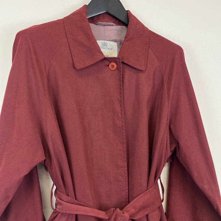 Aquascutum London Berry Cotton Trench - L