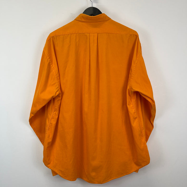 YSL Orange baby cord shirt - XL
