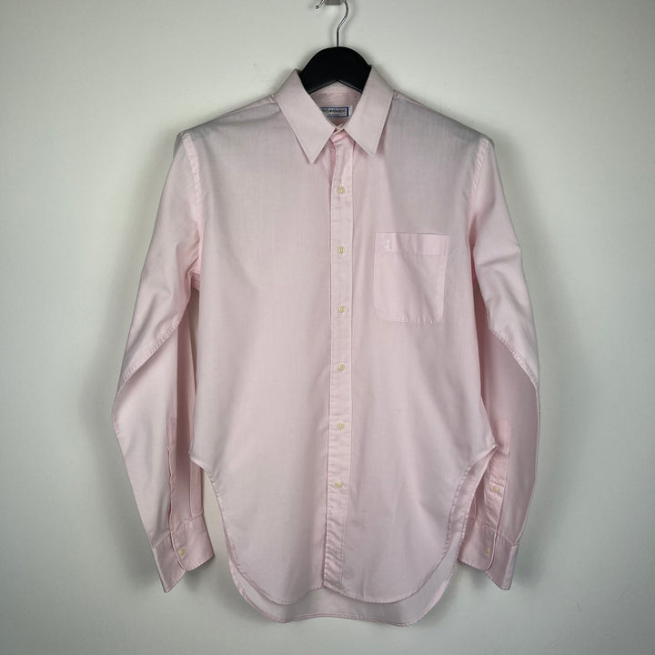 RE/WORK YSL Pink Curved Hem Cotton Shirt - M [No.11]
