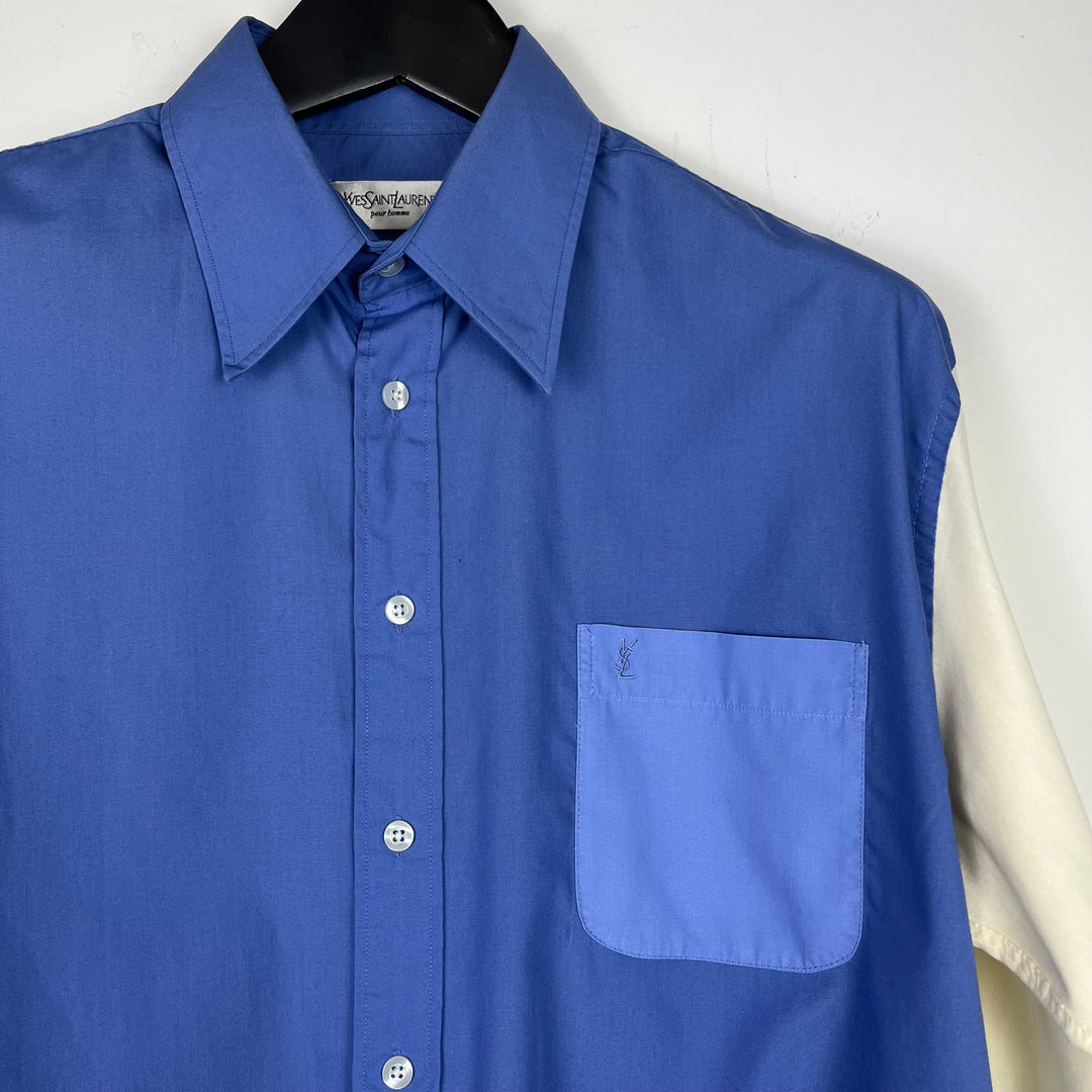 RE/WORK YSL Blue Lemon Tonal Boxy Cotton Shirt - M [No.5]