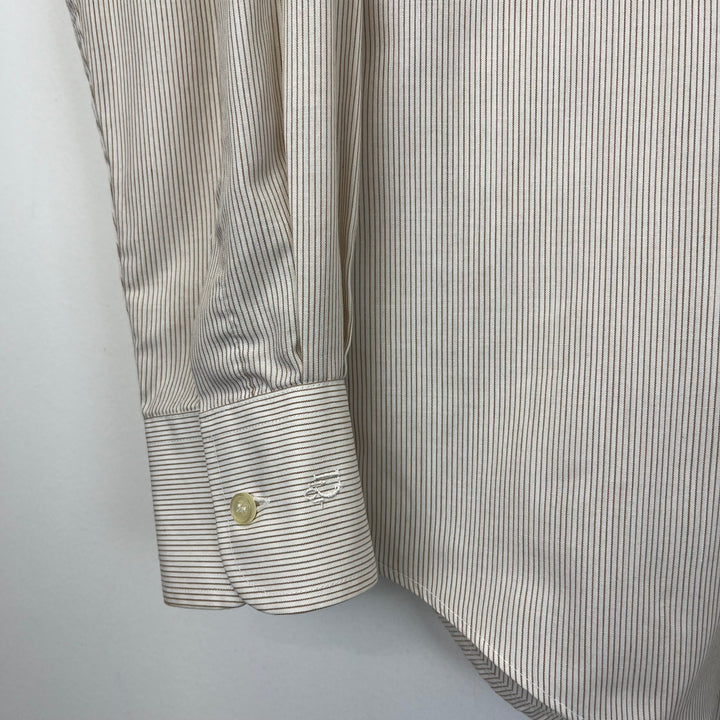 Christian Dior Monsieur beige stripe shirt - S