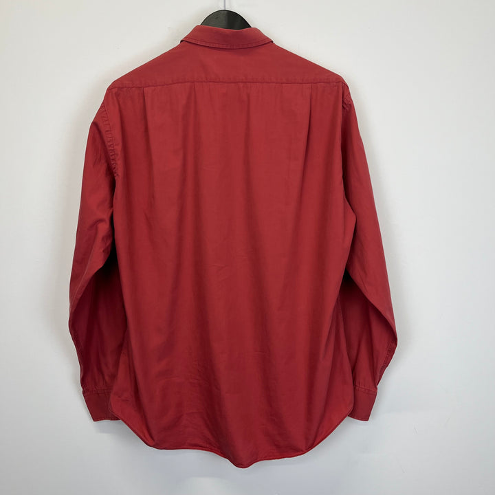 Valentino red cotton shirt - L