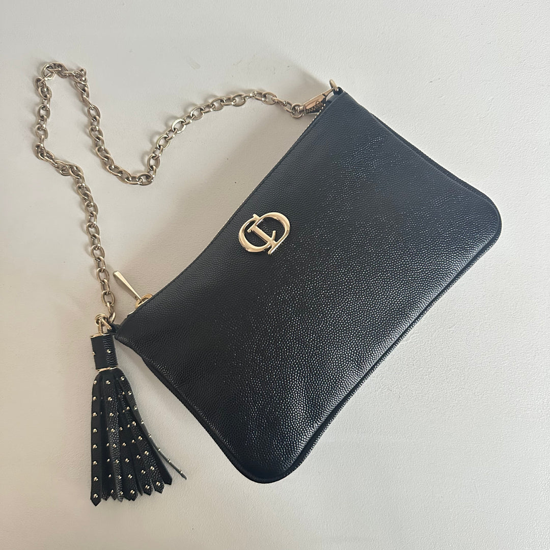 Christian Dior black mini porchette