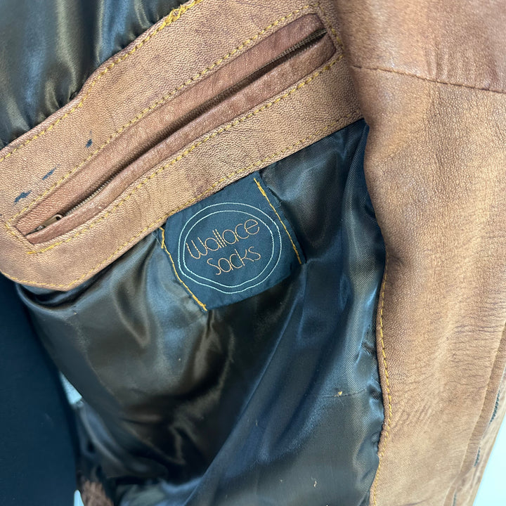 Premium Light Brown Suede Jacket - L