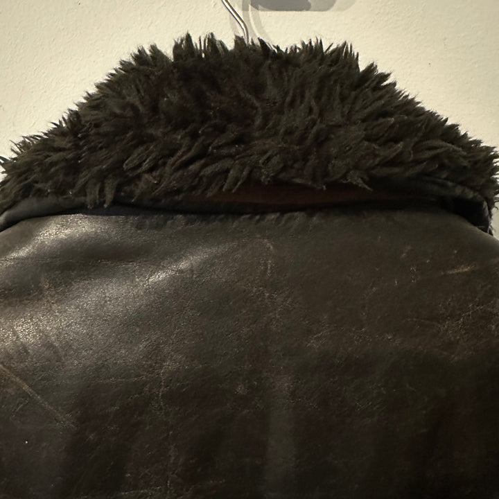 Schott Brown Leather Aviator - M
