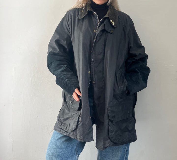 Barbour X VOUT Rework Waxed Cotton Jacket- L [No.4]