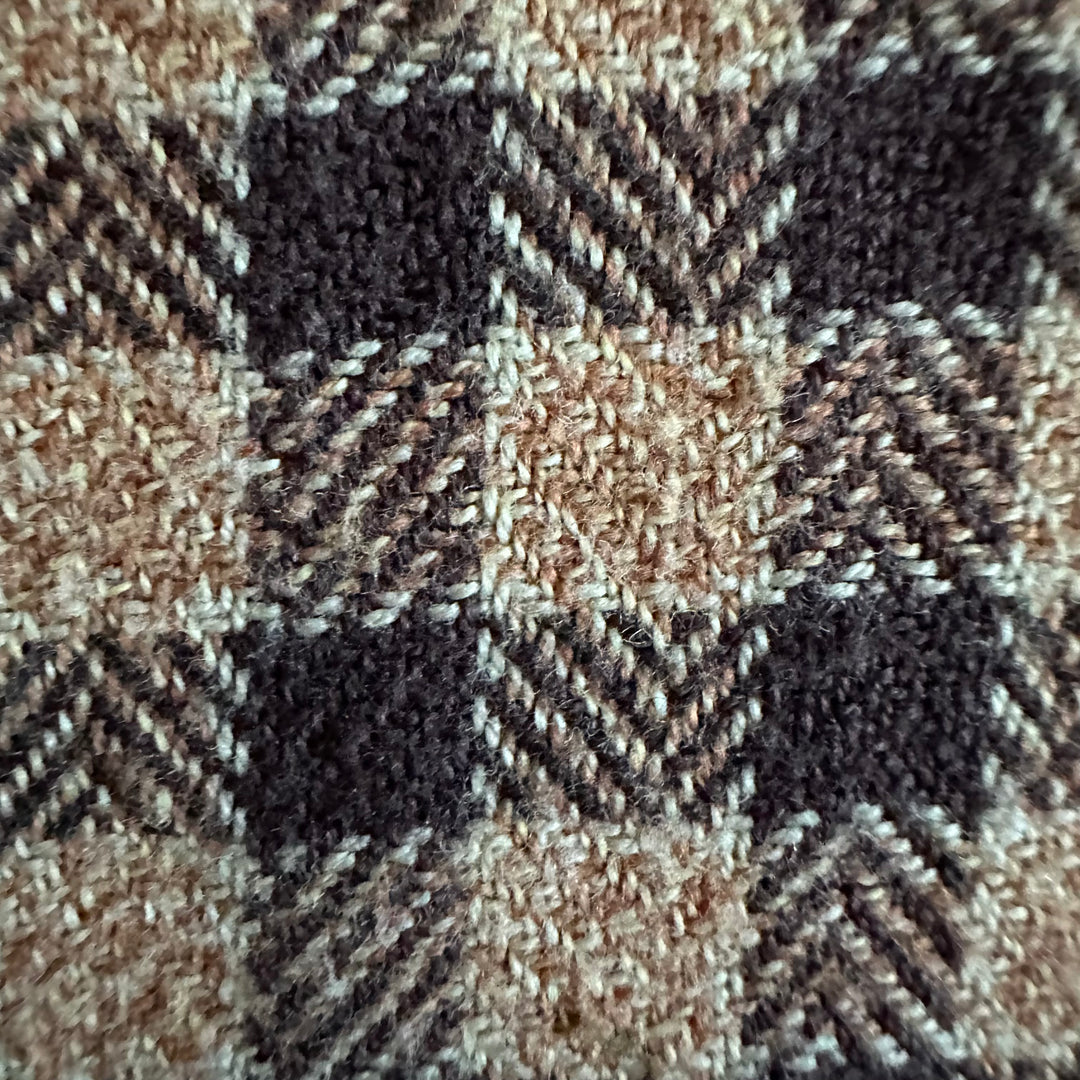 YSL Brown Check Cotton Flannel Oversized Shirt - UK8-14