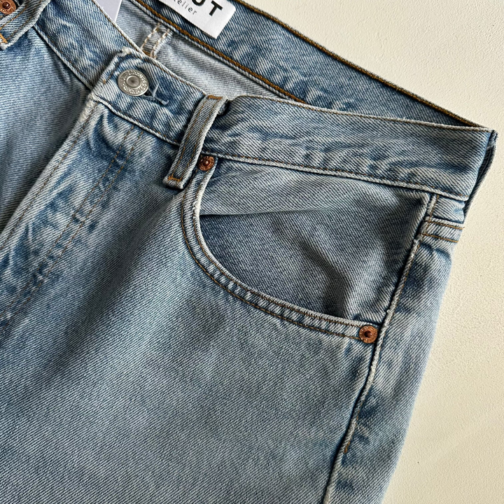WIDE LEG FIT Denim Jeans - Pale Wash