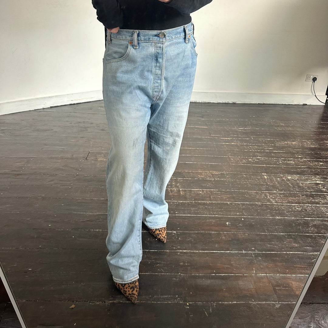 BAGGY FIT denim Jeans - Pale Wash