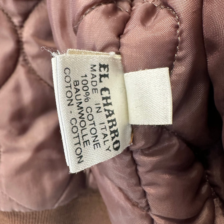 Reworked Brown Padded Cotton moleskin Jacket - L