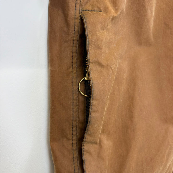 Barbour Moorland Burnt Orange Waxed Re-work Jacket - M