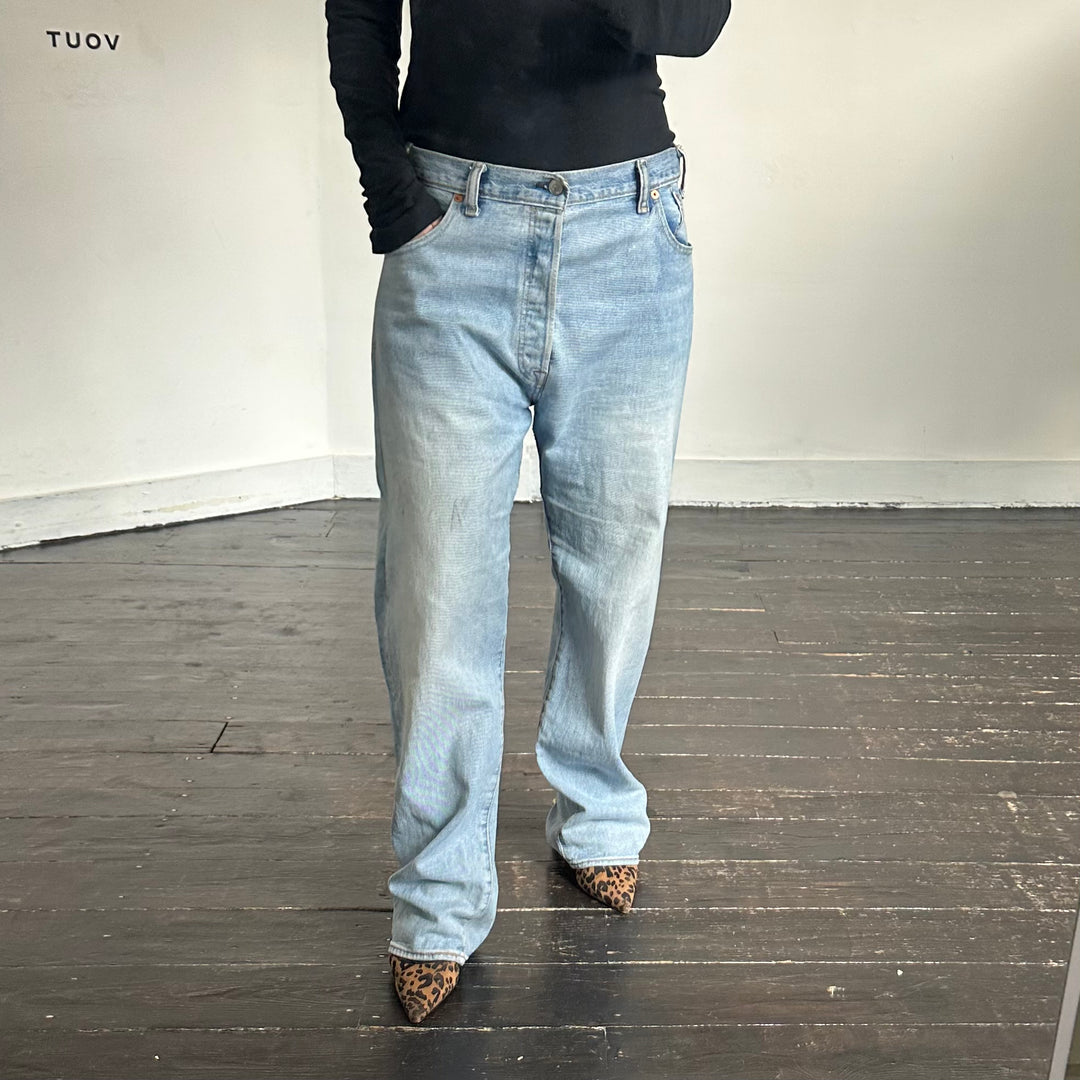 BAGGY FIT denim Jeans - Pale Wash