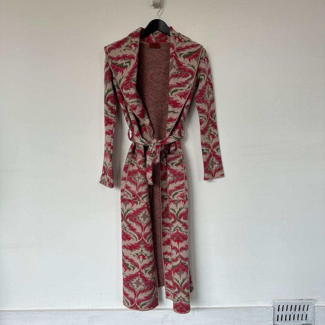 Missoni Long knitted Belted Coat -  S