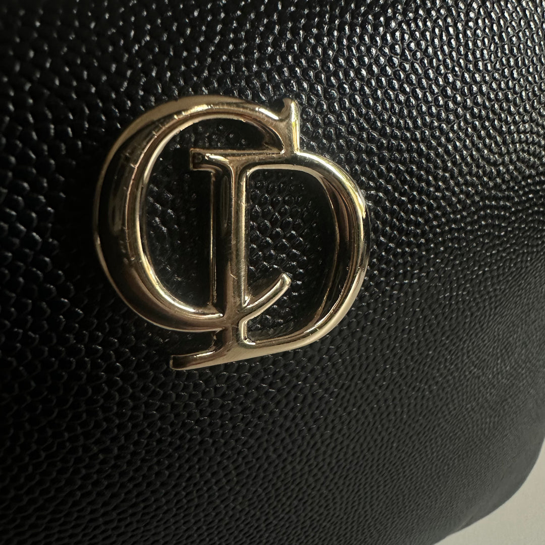 Christian Dior black mini porchette