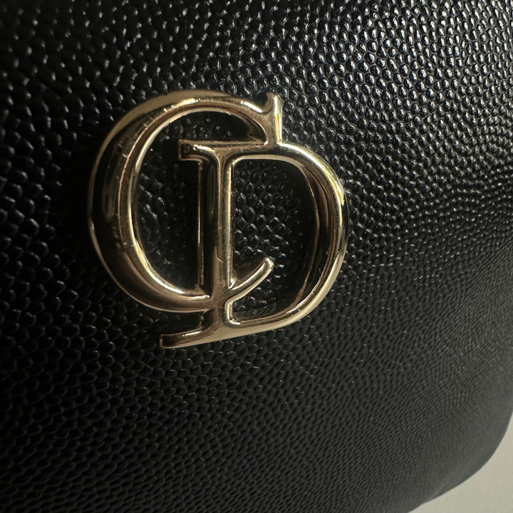 Christian Dior black mini porchette