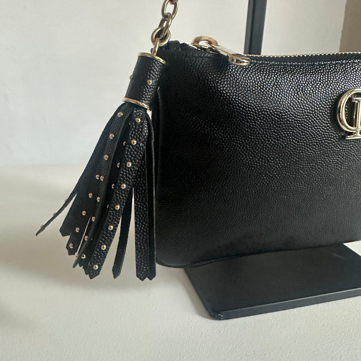 Christian Dior black mini porchette
