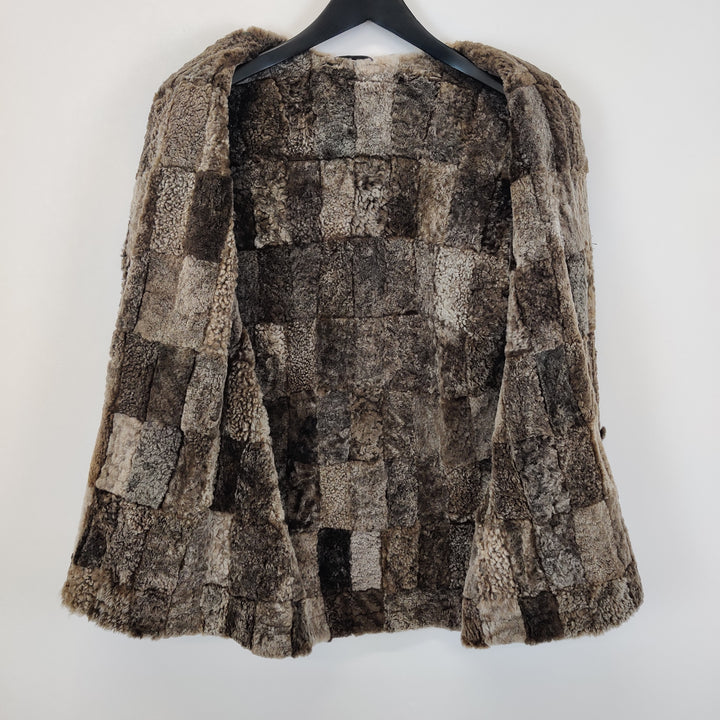 Shearling lined Suede Waistcoat - M