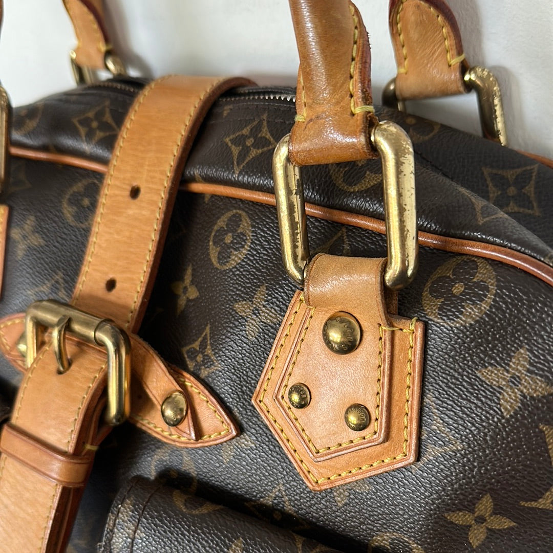 Louis Vuitton brown Manhattan monogram canvas Bag 2005