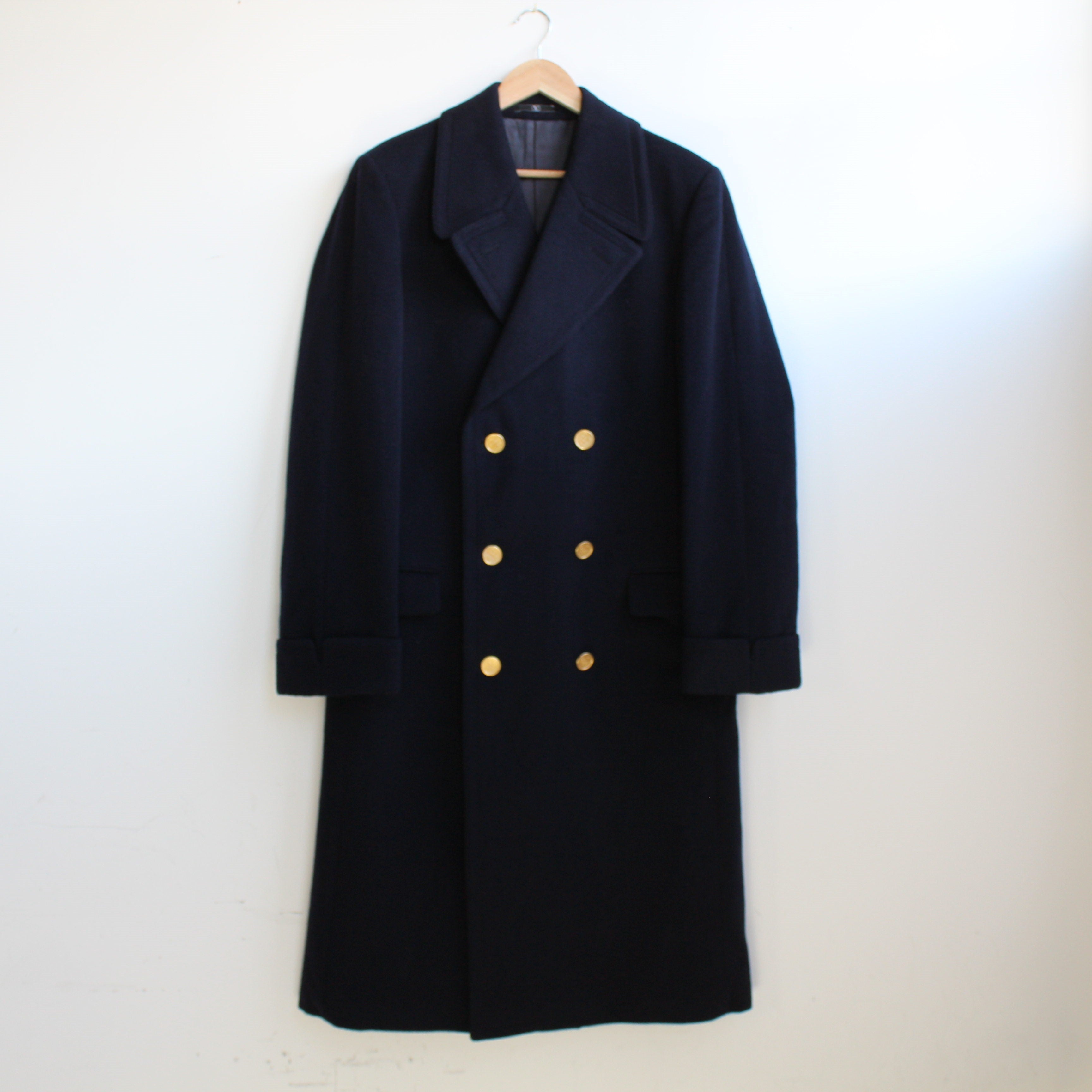 Valentino navy wool coat - Olympic Edition - 52 Large – VOUT
